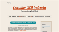 Desktop Screenshot of consultorseovalencia.com