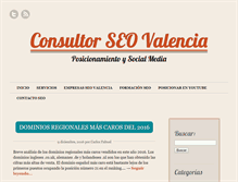 Tablet Screenshot of consultorseovalencia.com